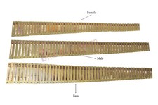 Nuovo Strumento Musicale Maschio Femmina Basso Canna Set Per 13 Bilancia Changer