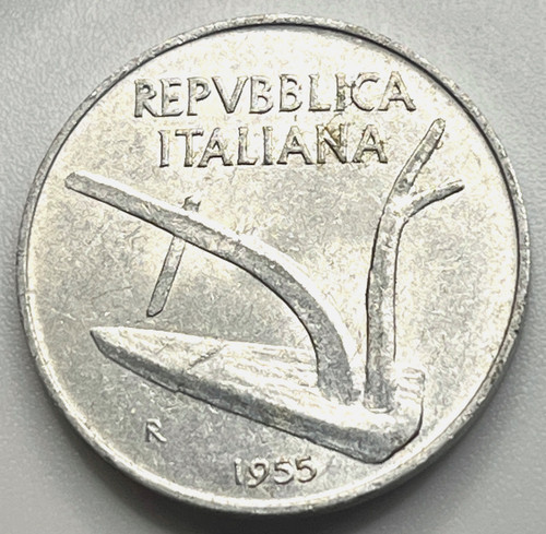 Italy lire 1955 - 1955-r, /