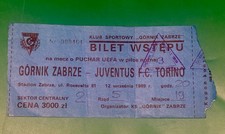 Coppa UEFA 1989/1990 GORNIK ZABRZE vs JUVENTUS FC