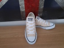 CONVERSE ALL STAR OX BEIGE BASSE TAGLIA UK 4 EURO 36,5