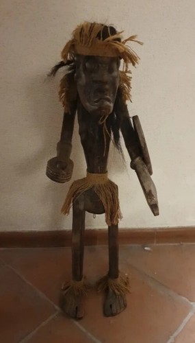 Statua etnica legno - etnica, in