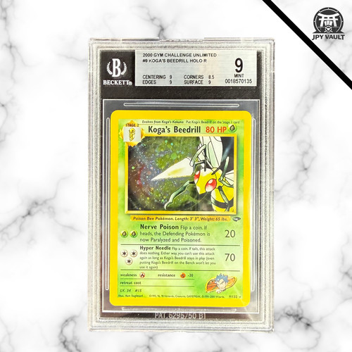 Pokemon card english - pokemon, koga's