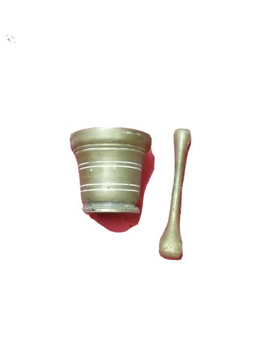 Mortaio ottone - in,