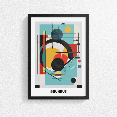 Stampa stile bauhaus poster - stile, bauhaus,