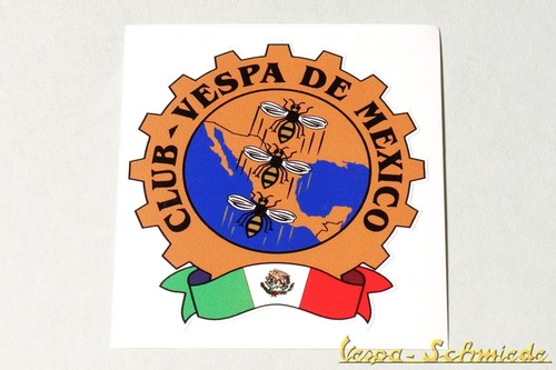 Adesivo decorativo vespa club - adesivo,