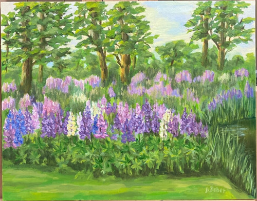 Lupini mozzafiato dipinto - mozzafiato,,