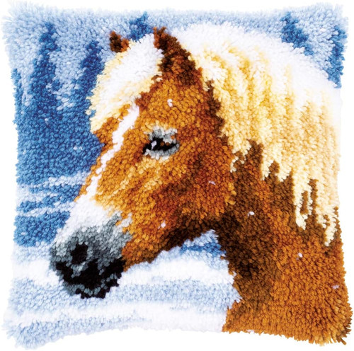 Kit latch hook cuscino cavallo - kit,