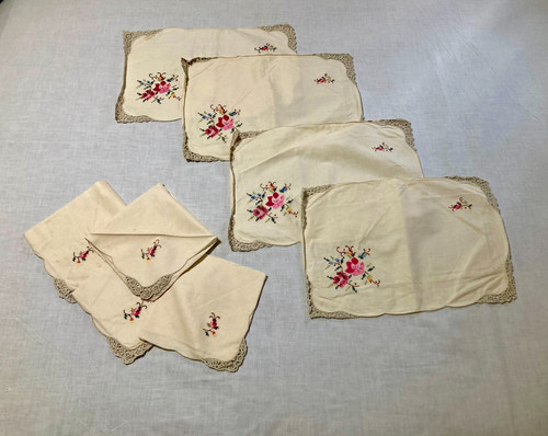 Set tovagliette vintage - set,