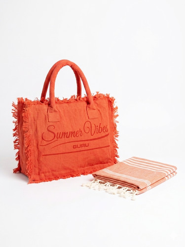 Telo mare con borsa - , fouta