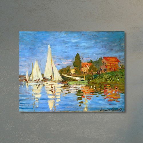 Claude monet stampe regate - monet, ad