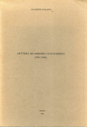 Lettere amedeo luccichenti - lettere,