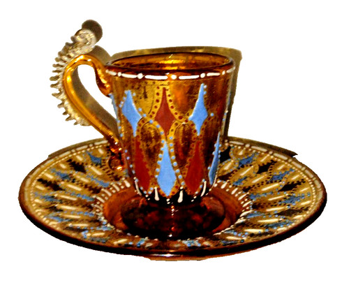Antica tazza piattino - antica,
