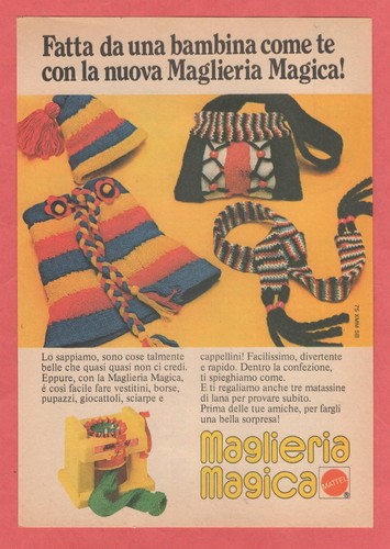 Mattel maglieria magica 1978 - mattel,