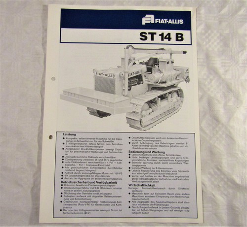 Brochure fiat allis - brochure, fiatallis