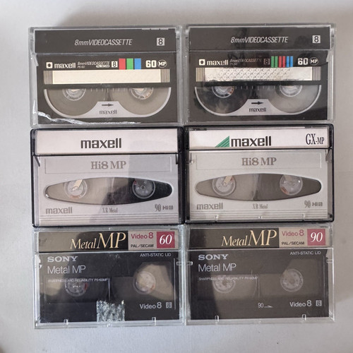 Sony maxell hi8 60 90 - 6x, min