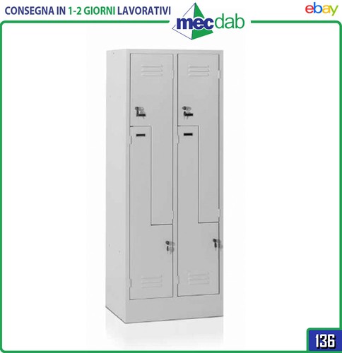 Armadio spogliatoio monoblocco - spogliatoio,