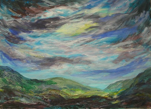 Quadro paesaggio - ,