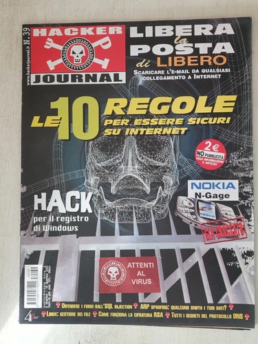 Rivista hacker journal - rivista,