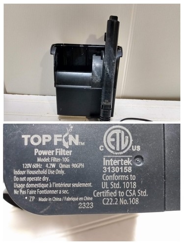 Top fin 90gph - gruppo, filtro