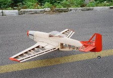 Balsa wood airplane p51 - balsa,