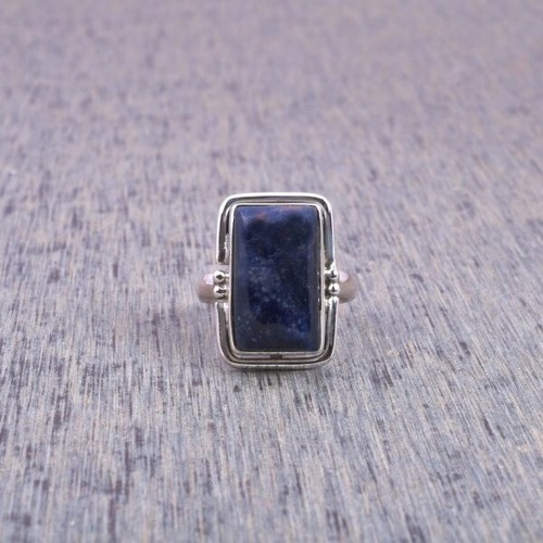 Anello solitario argento - solitario, in