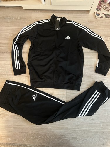 Adidas set tricot uomo fuoco - set,