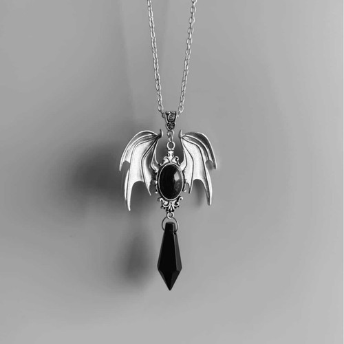 Collana gotica vittoriana ali - collana,