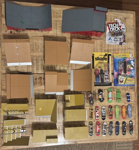 Lotto set skateboard rampe - set,