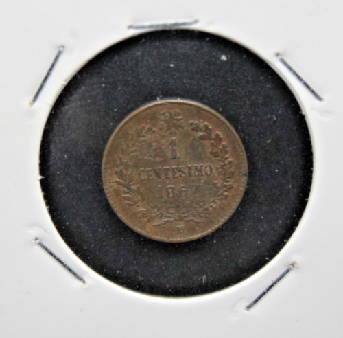 Moneta 1867 italia regno - italia, 1
