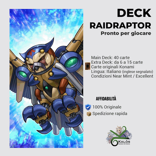 Yugioh mazzo deck raidraptor - deck,