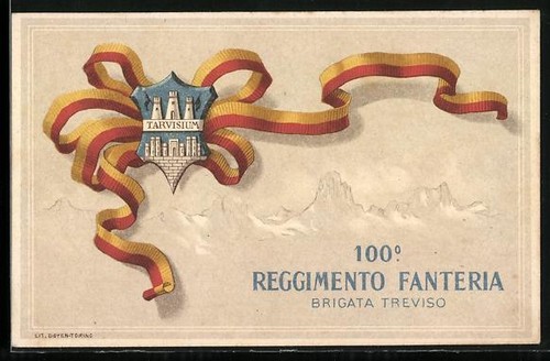 Cartolina artistica brigata - cartolina,
