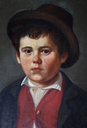 Dipinto olio ritratto - , di