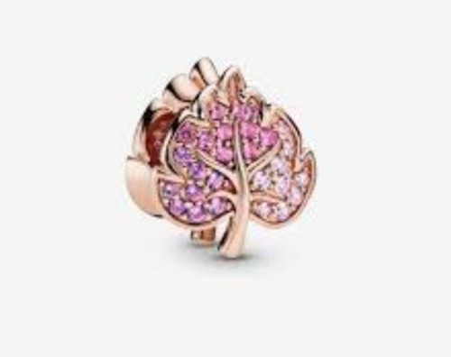 Pandora charm foglia - "pandora",