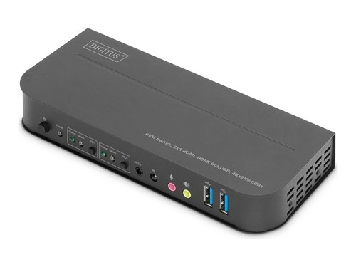 Digitus kvm switch 2x1 hdmi - digitus,