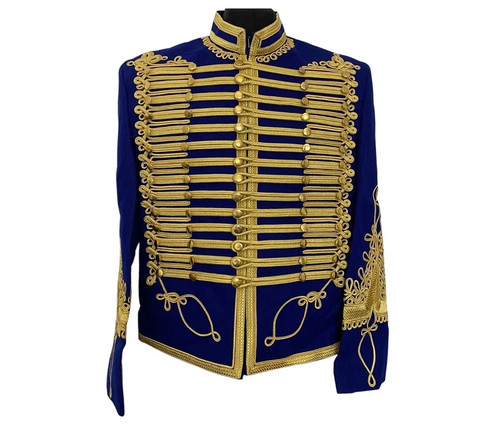 Giacca uomo blu ussaro