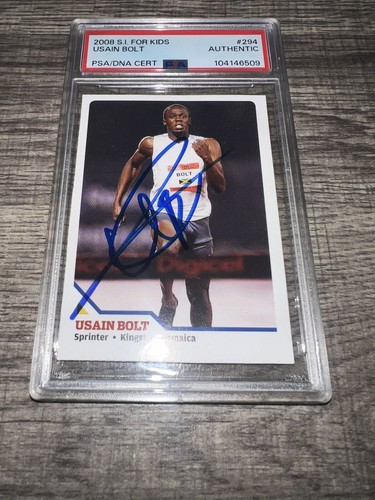 Usain bolt signed 2008 - bolt,
