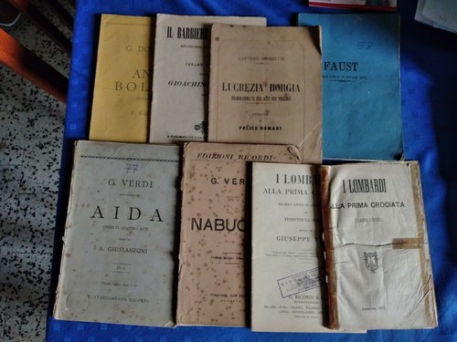 Lotto libretti d opera - ,