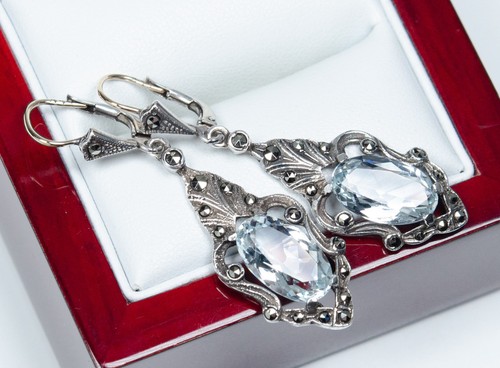 333 oro argento orecchini - -,