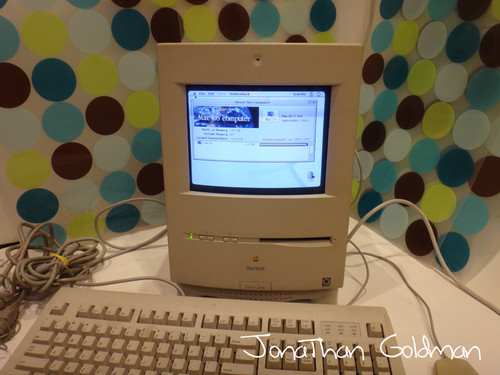 Vintage apple macintosh - vintage, color