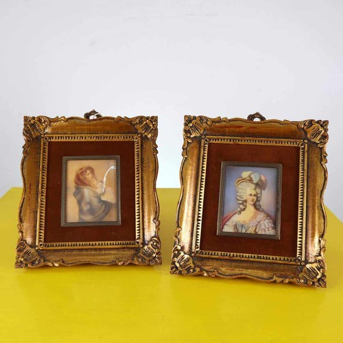 Coppia quadri con - quadri, cornice
