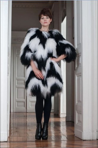 Cappotto pelliccia mongola - cappotto, di
