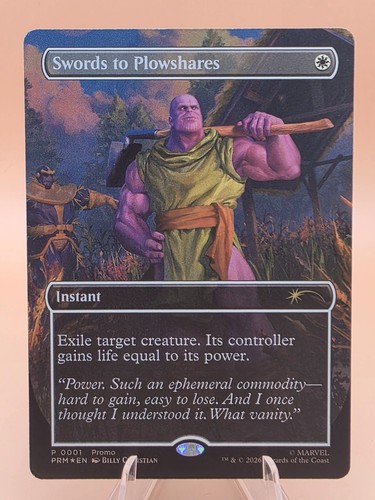 Thanos mtg swords - swords, to