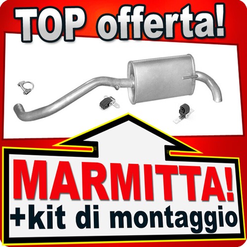 Silenziatore posteriore per - silenziatore,