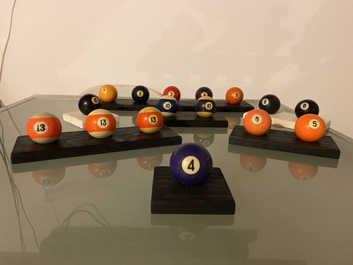 Palle biliardo numero con - biliardo,