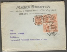 1927 italia busta commerciale - italia-busta,