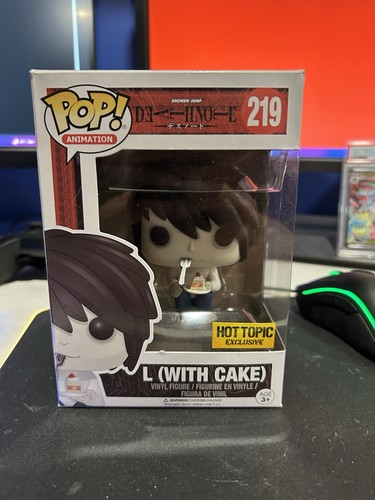 Death note with cake - l,
