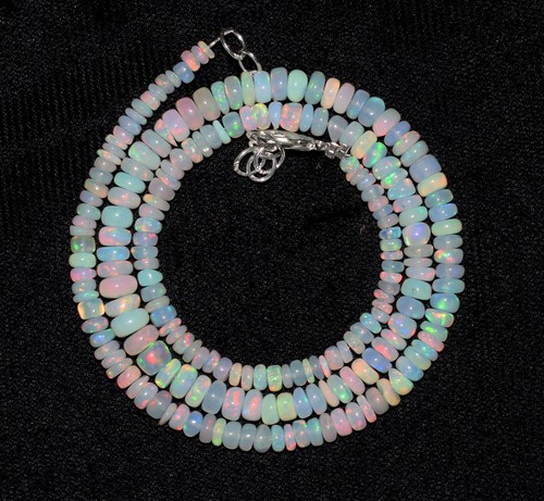 Collana perle opale pietra - di,