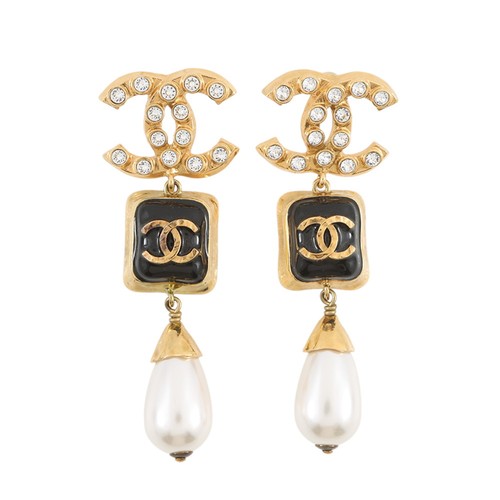 Orecchini chanel logo - chanel,