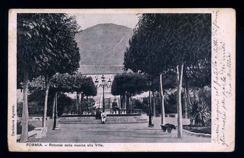 Cartolina formia rotonda - cartolina, della