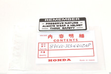 Honda adesivo remember - honda,